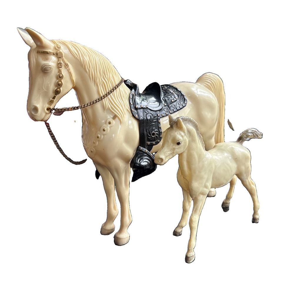 Vintage Breyer Arabian Stallion Foal Glossy Alabaster